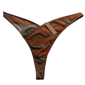 SKIMS Jelly Sheer Dipped Thong Lot of 3 Onyx 2X